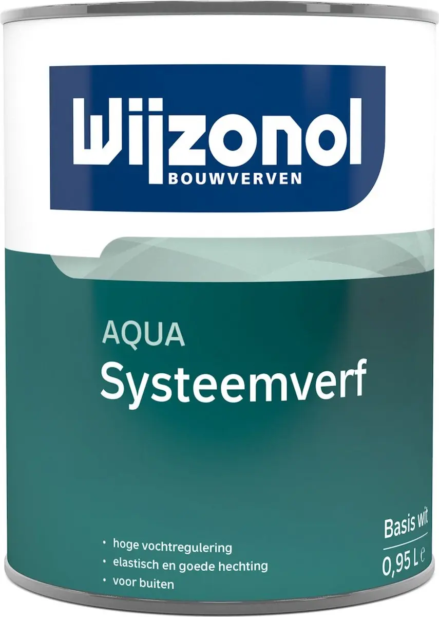 Wijzonol Aqua Systeemverf 1L - Wit - Hout