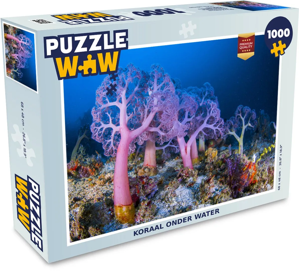 PuzzleWow Koraal onder water Legpuzzel 1000 Stuks