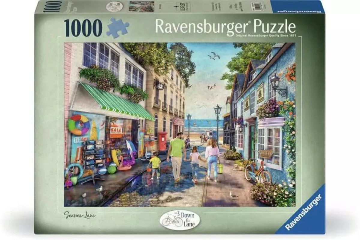 Ravensburger Seaview Lane Flower Hill Lane Puzzel 1000 Stuks