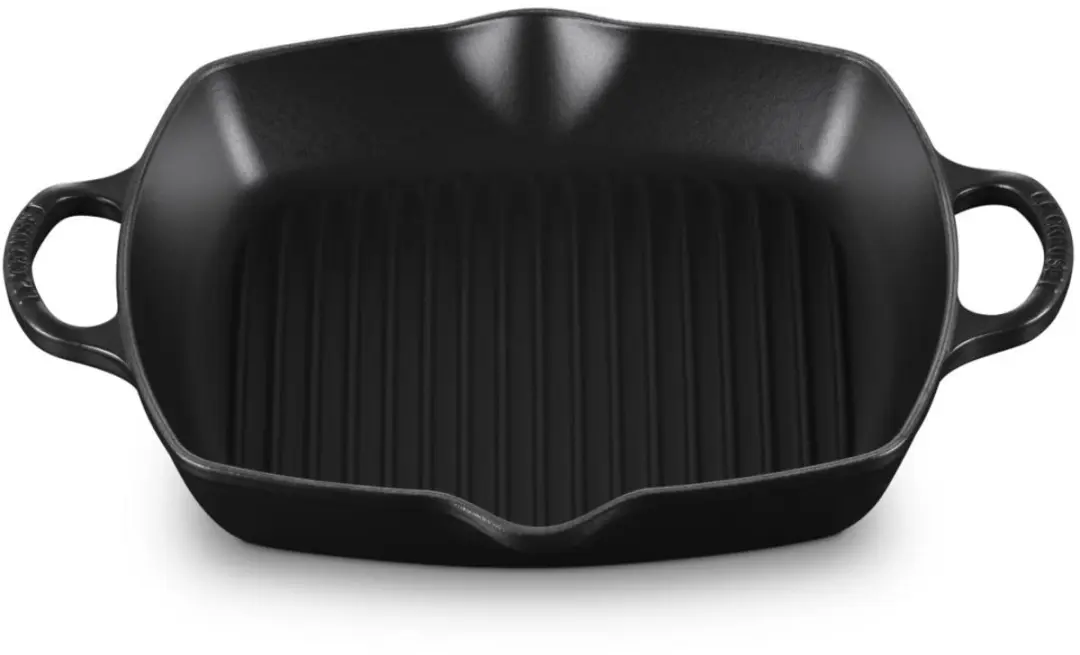 Le Creuset Grillplaat Signature Mat Zwart Hoog 30 x 30 cm