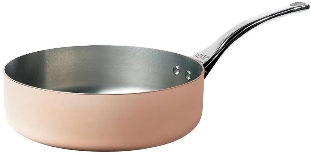 DeBuyer Prima Matera Sauteuse 20cm - Koper/RVS - Geschikt voor alle warmtebronnen