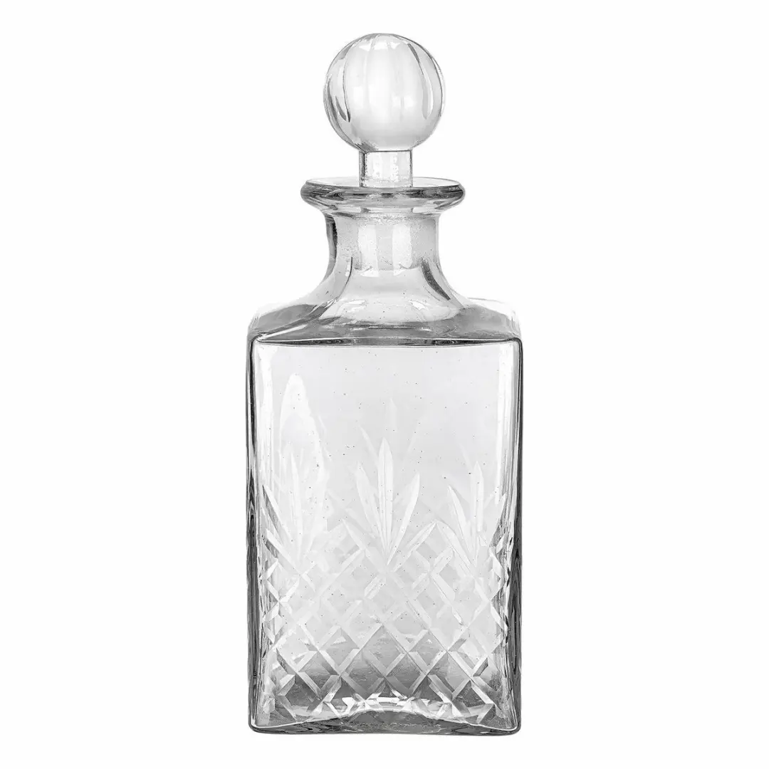 Loberon Kerrington Karaf met 4 Glazen - Heldere Glas