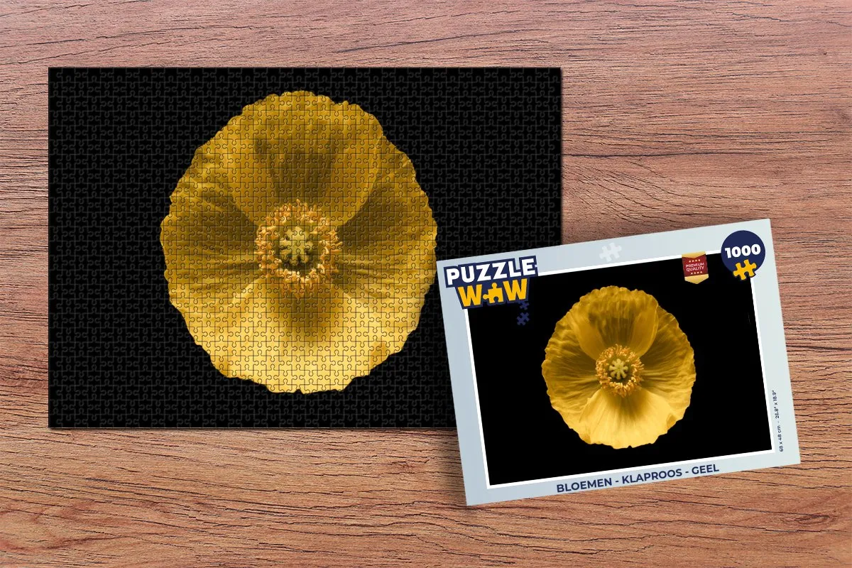 PuzzleWow Bloemen Klaproos Legpuzzel 1000 Stuks - Multicolor