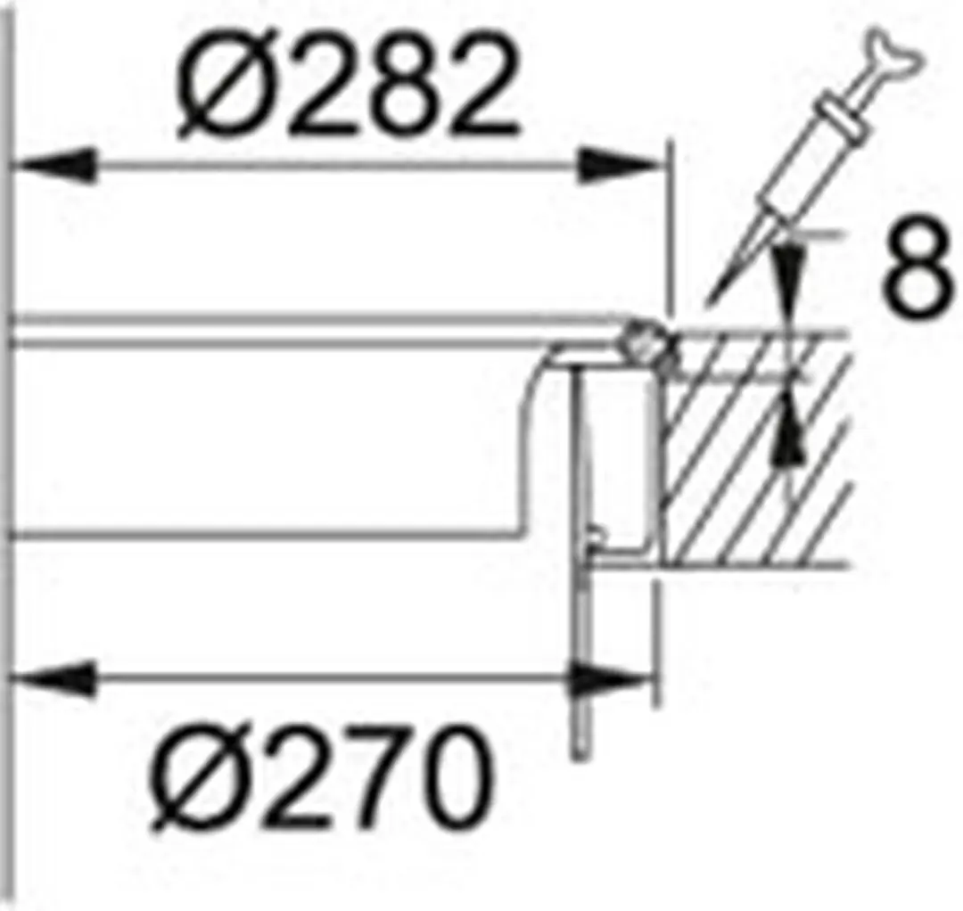 Franke KEA Inbouw Afvalemmer F12 12L - Groen - afbeelding 2 van 2