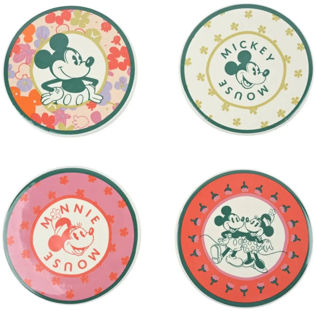 Disney Home Mickey & Minnie Mouse Onderzetters ‘Spring’ (Pre Order)