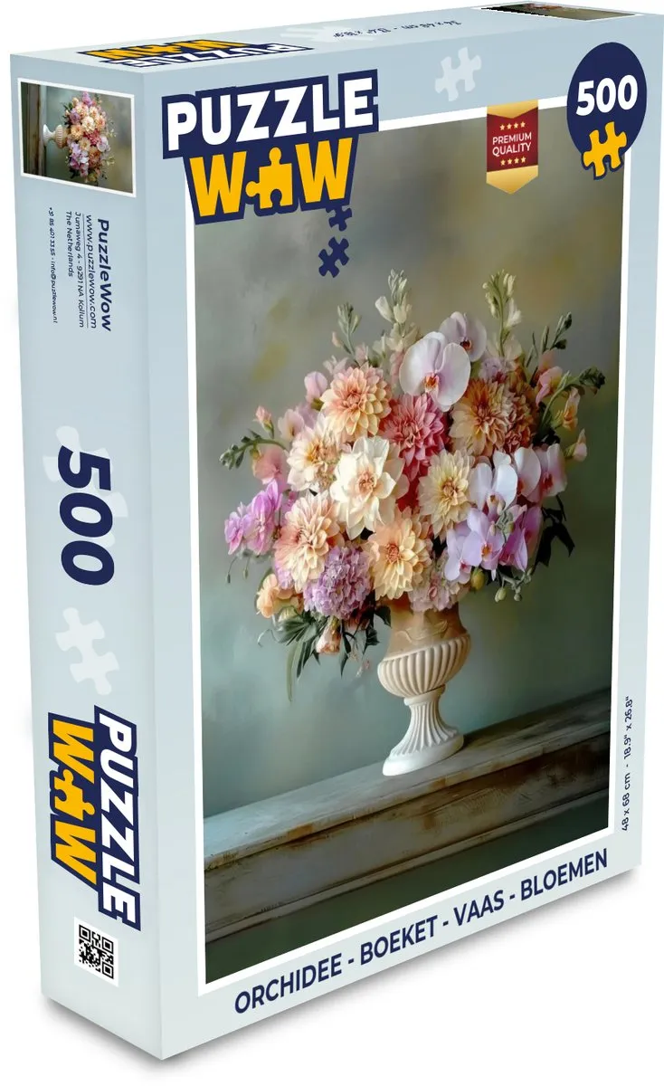 PuzzleWow Orchidee Legpuzzel 500 Stuks