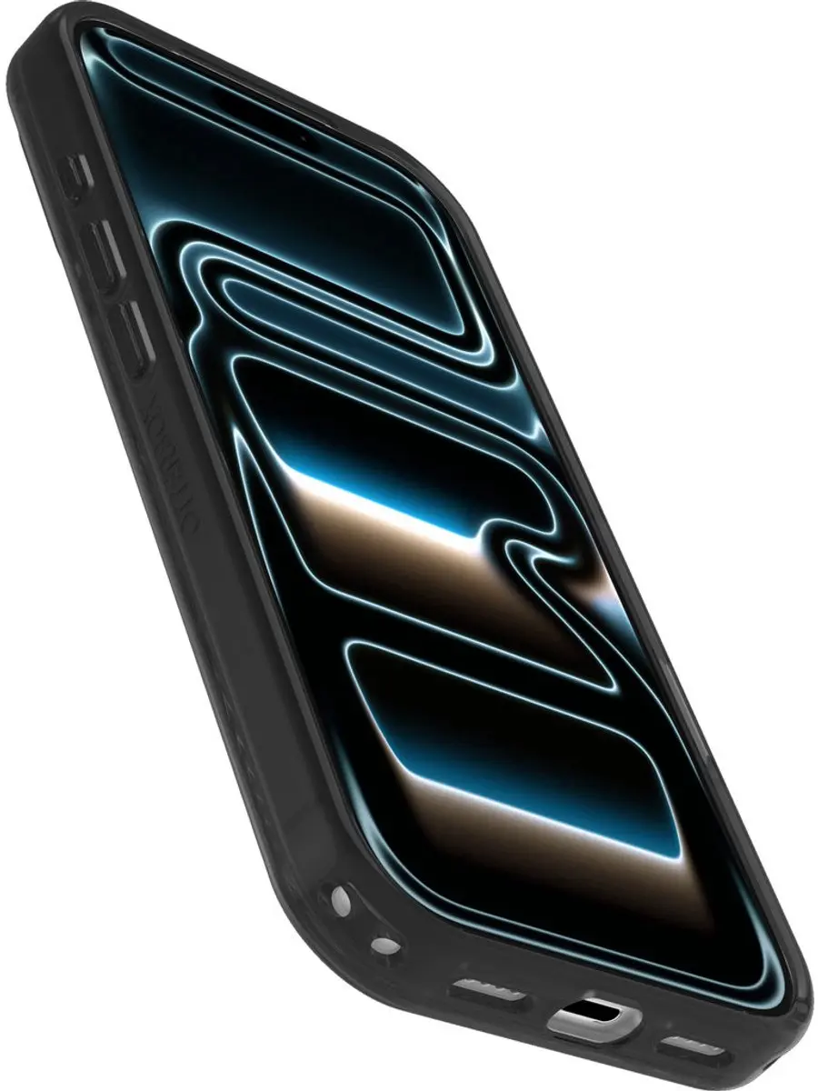 OtterBox Symmetry Stand MagSafe iPhone 17 Pro - 77-001206 - Zwart/Transparant - afbeelding 6 van 6