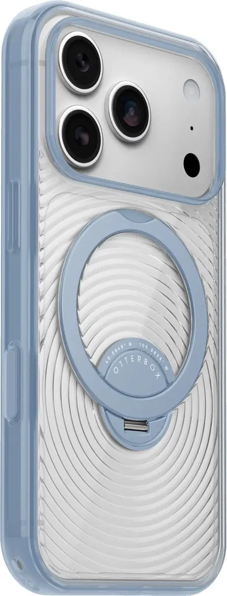 OtterBox Symmetry Hoesje 77-001212 - iPhone 17 Pro - Transparant Blauw - afbeelding 5 van 6