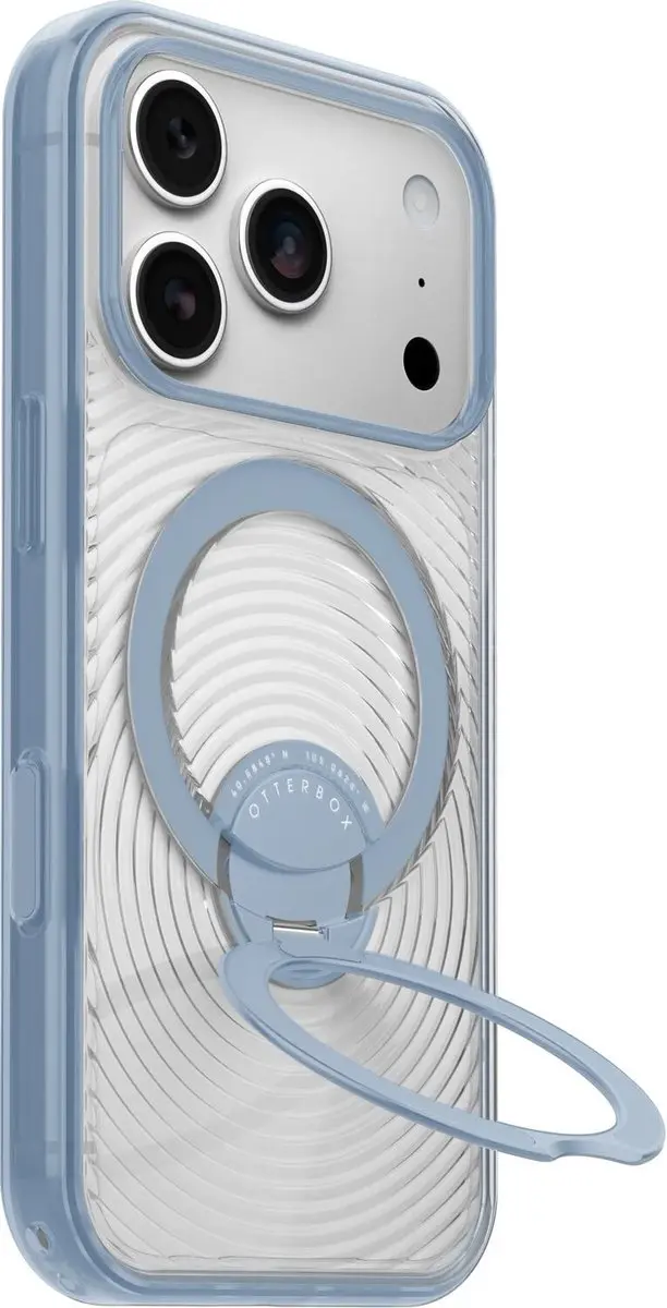 OtterBox Symmetry Hoesje 77-001212 - iPhone 17 Pro - Transparant Blauw - afbeelding 6 van 6