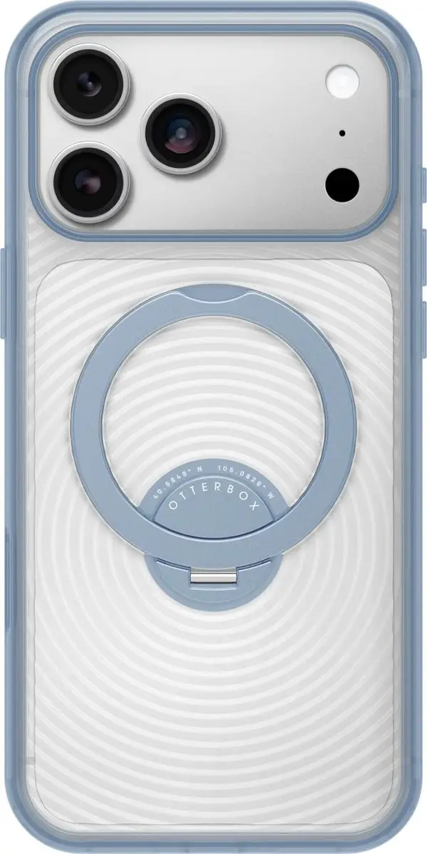 OtterBox Symmetry Hoesje 77-001227 - iPhone 17 Pro Max - Transparant Blauw - afbeelding 6 van 6