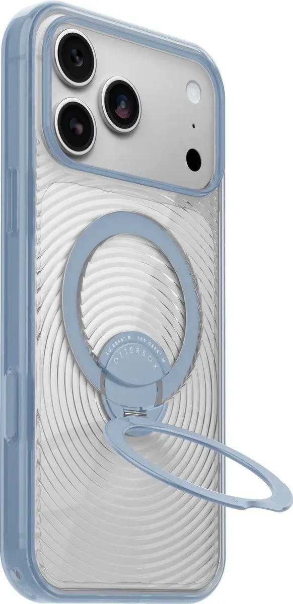 OtterBox Symmetry Hoesje 77-001227 - iPhone 17 Pro Max - Transparant Blauw - afbeelding 5 van 6