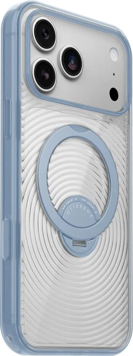 OtterBox Symmetry Hoesje 77-001227 - iPhone 17 Pro Max - Transparant Blauw - afbeelding 3 van 6