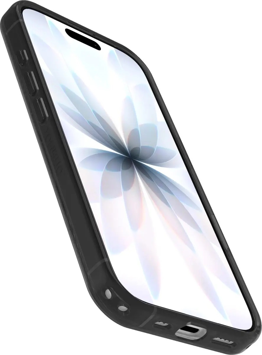 OtterBox Symmetry Stand MagSafe Camera Control iPhone 17 - Clear/Black - afbeelding 2 van 6