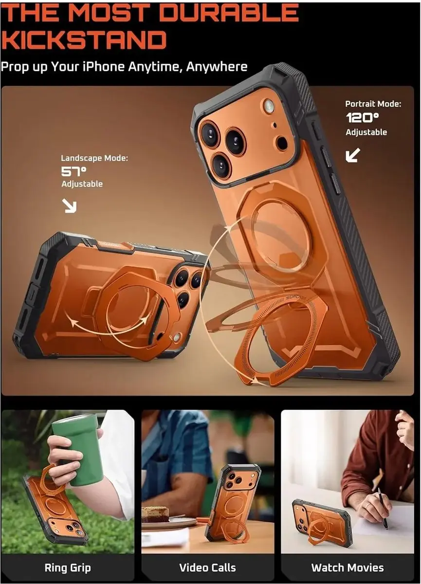 Supcase Hoesje iPhone 18 Pro - UB Grip - Oranje