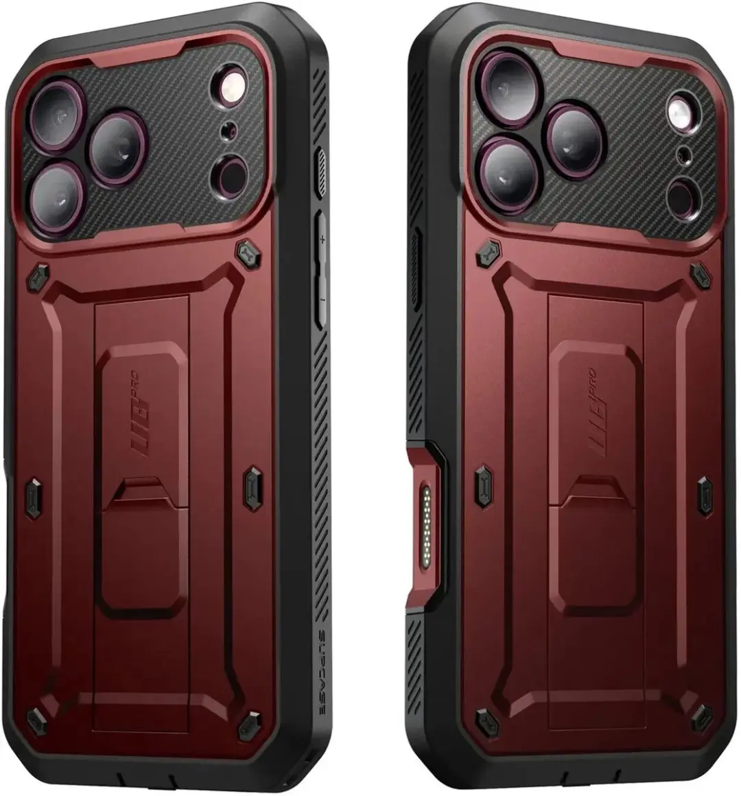 Supcase Unicorn Beetle Pro Hoesje iPhone 18 Pro Max - Burgundy