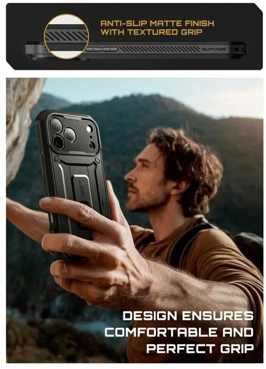 Supcase Unicorn Beetle Pro Hoesje iPhone 18 Pro Max - Zwart