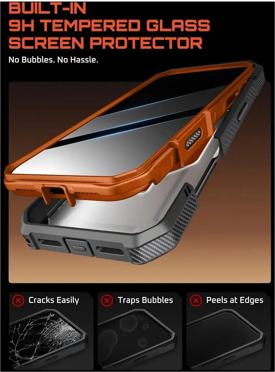 Supcase UB Grip Hoesje iPhone 18 Pro Max - Oranje - MagSafe