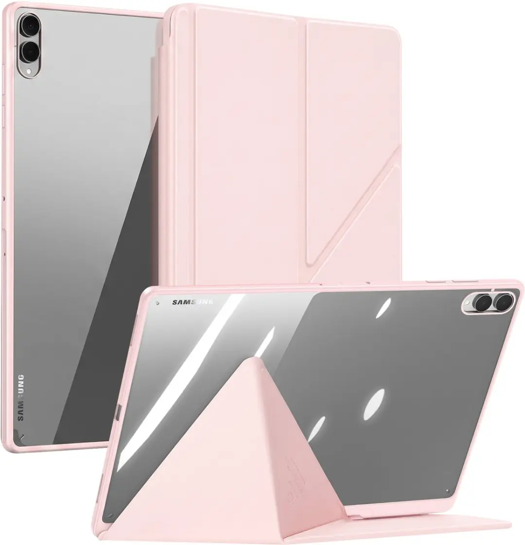 Dux Ducis, Hoesje geschikt voor Galaxy Tab S12 Ultra met Origami Standaard, Roze