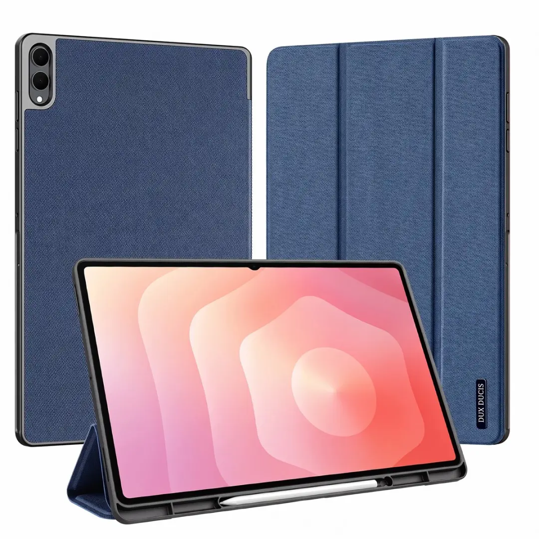 Dux Ducis, Hoesje geschikt voor Samsung Galaxy Tab S12 Plus Domo Tri-Fold Schokb
