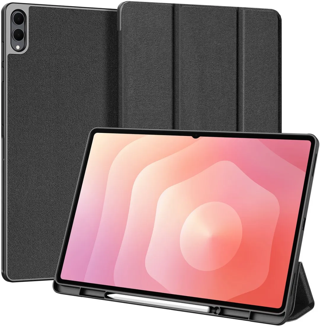Dux Ducis, Hoesje geschikt voor Samsung Galaxy Tab S12 Plus Domo Tri-Fold Schokb