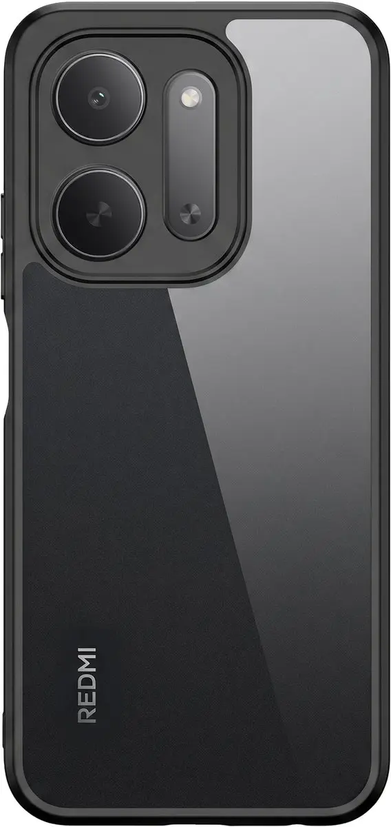 Dux Ducis, MagSafe Hoesje voor Xiaomi Redmi 17C Aimo Serie Schokbestendig, Zwart