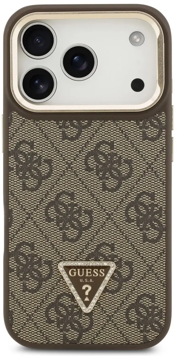 Guess iPhone 17 Pro Hoesje - Bruin - MagSafe - 3666339534455