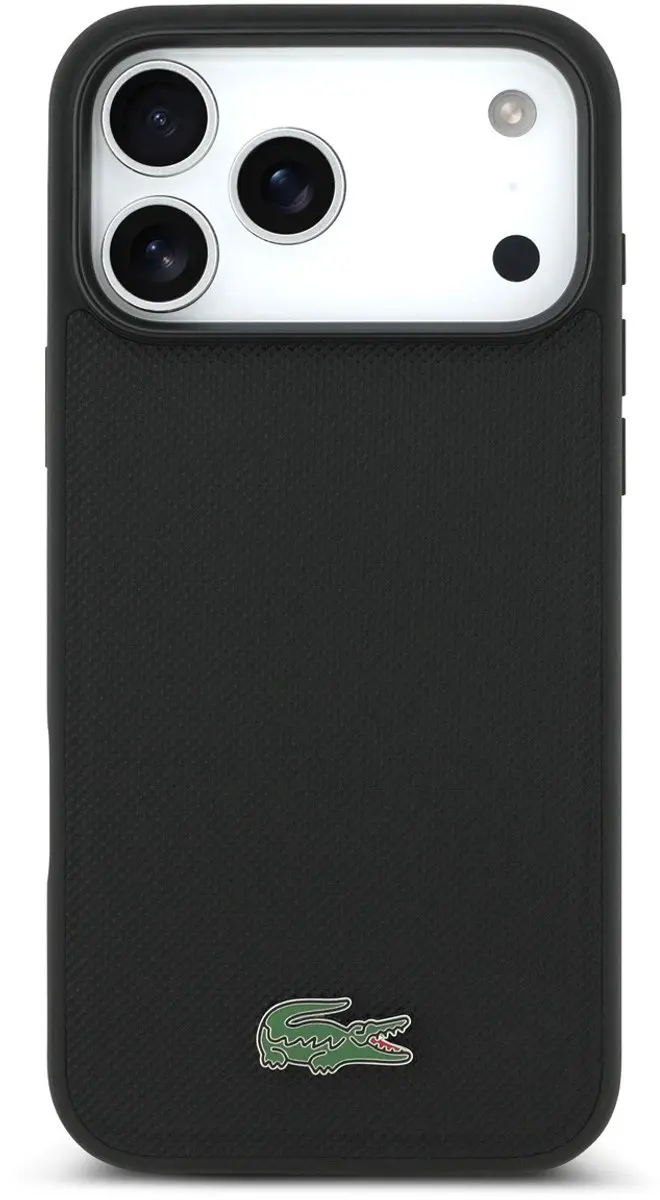 Lacoste iPhone 18 Pro Max Hoesje - Zwart - 3666339640422
