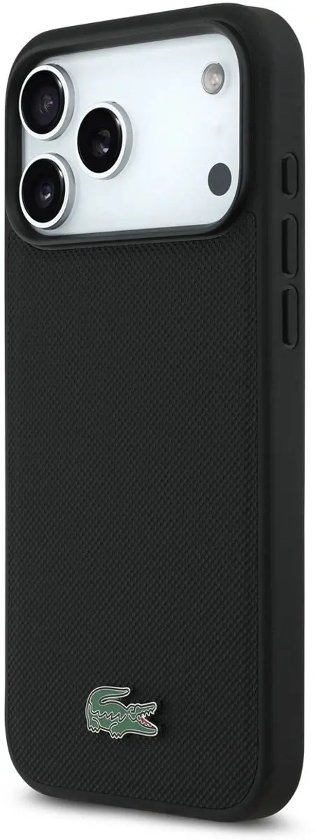 Lacoste iPhone 18 Pro Max Hoesje - Zwart - 3666339640422