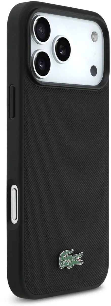 Lacoste iPhone 18 Pro Max Hoesje - Zwart - 3666339640422