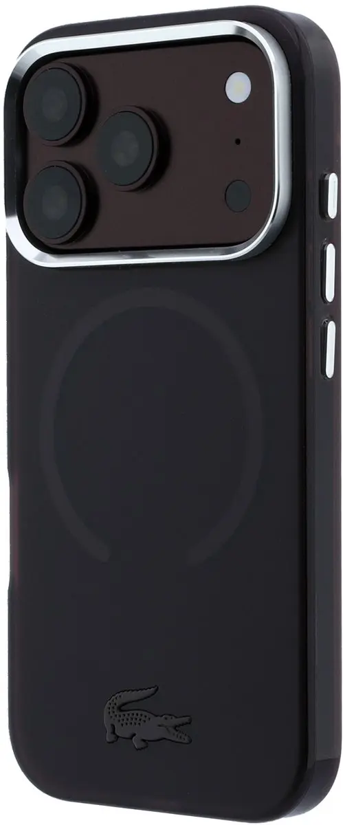 Lacoste Backcover Hoesje iPhone 18 Pro - Bordeauxrood - MPN 3666339646783