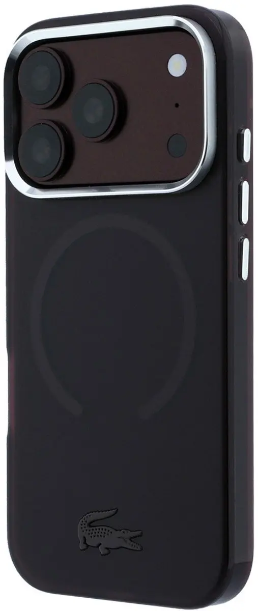 Lacoste Backcover Hoesje iPhone 18 Pro Max - Bordeauxrood - MPN 3666339646790