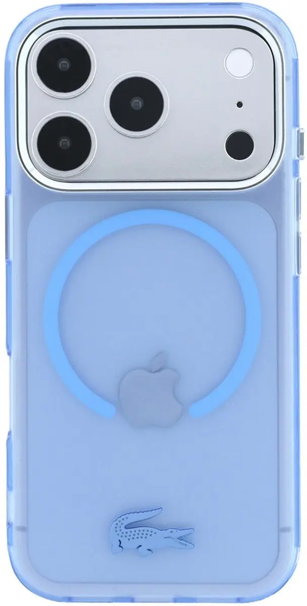 Lacoste Telefoonhoesje iPhone 18 Pro Max - MagSafe - Blauw - 3666339646837