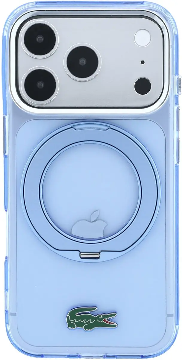 Lacoste Telefoonhoesje iPhone 18 Pro Max 3666339647070 - Lichtblauw