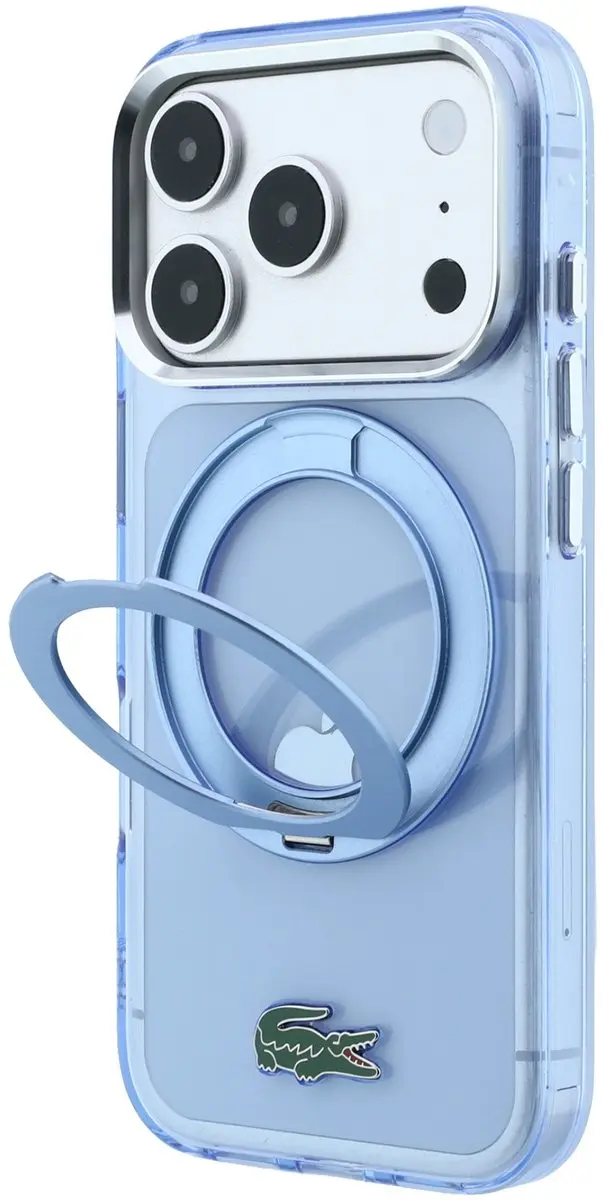 Lacoste Telefoonhoesje iPhone 18 Pro Max 3666339647070 - Lichtblauw