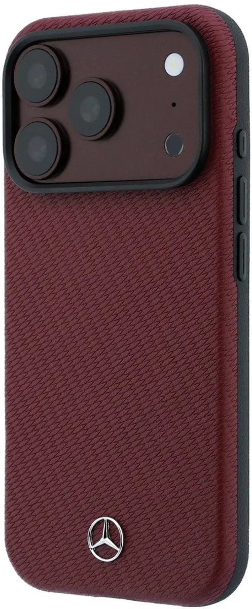 Mercedes-Benz Backcover Hoesje iPhone 18 Pro Max - 3666339651435 - Bordeauxrood