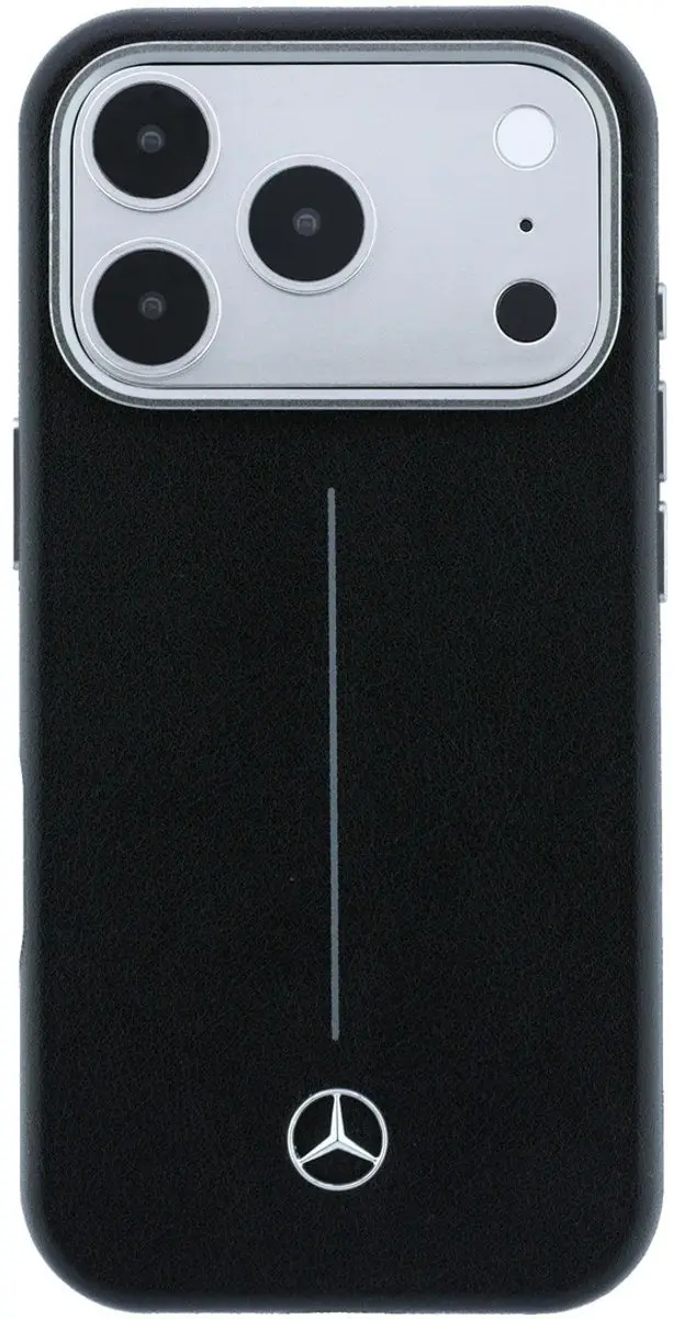 Mercedes-Benz Backcase Hoesje iPhone 17 Pro - Effen Zwart - MPN 3666339651473