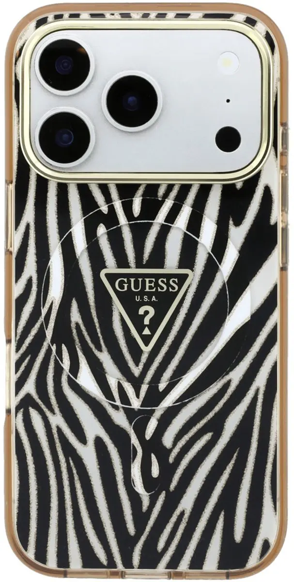 GUESS Telefoonhoesje iPhone 18 Pro MagSafe - Goud