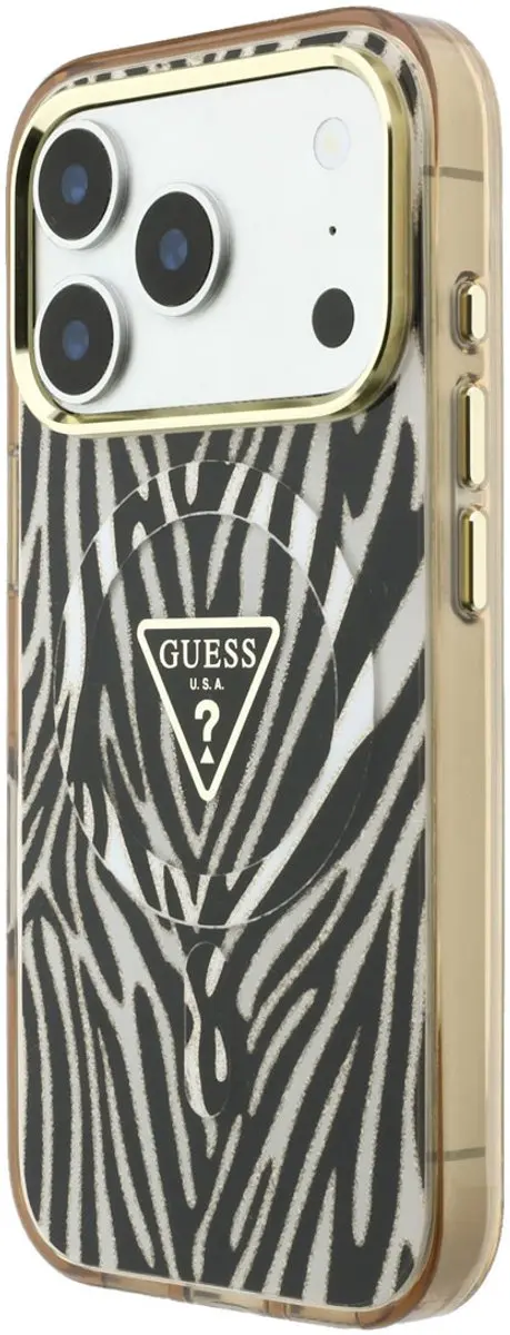 GUESS Telefoonhoesje iPhone 18 Pro MagSafe - Goud