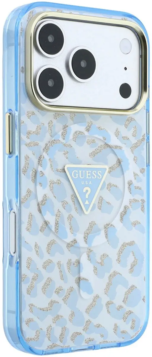 Guess Hoesje iPhone 18 Pro 3666339655389 - Lichtblauw