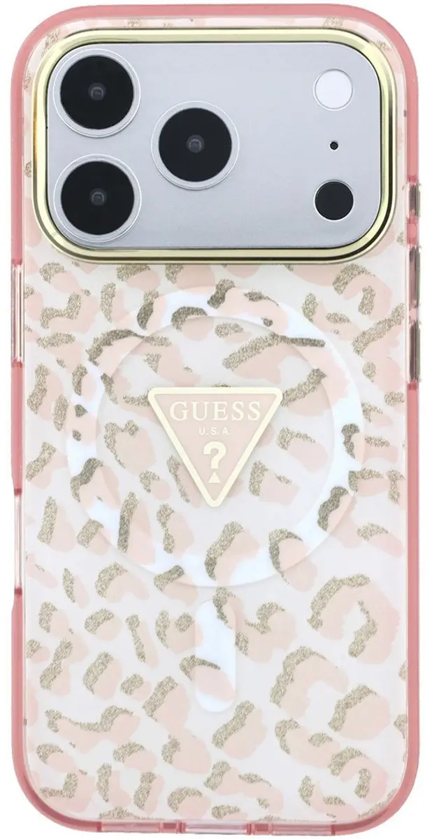 Guess iPhone 18 Pro Max Telefoonhoesje - Roze - MagSafe