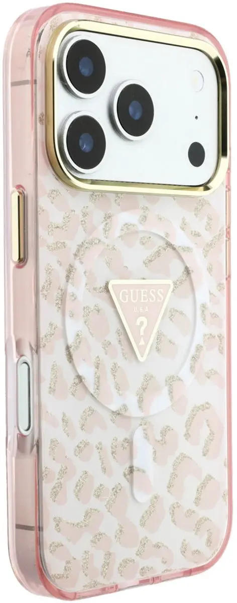 Guess iPhone 18 Pro Max Telefoonhoesje - Roze - MagSafe