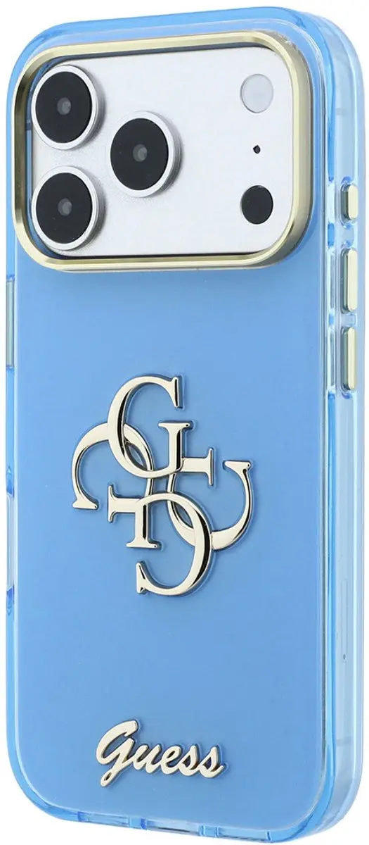 Guess Hoesje iPhone 18 Pro - Lichtblauw - MagSafe
