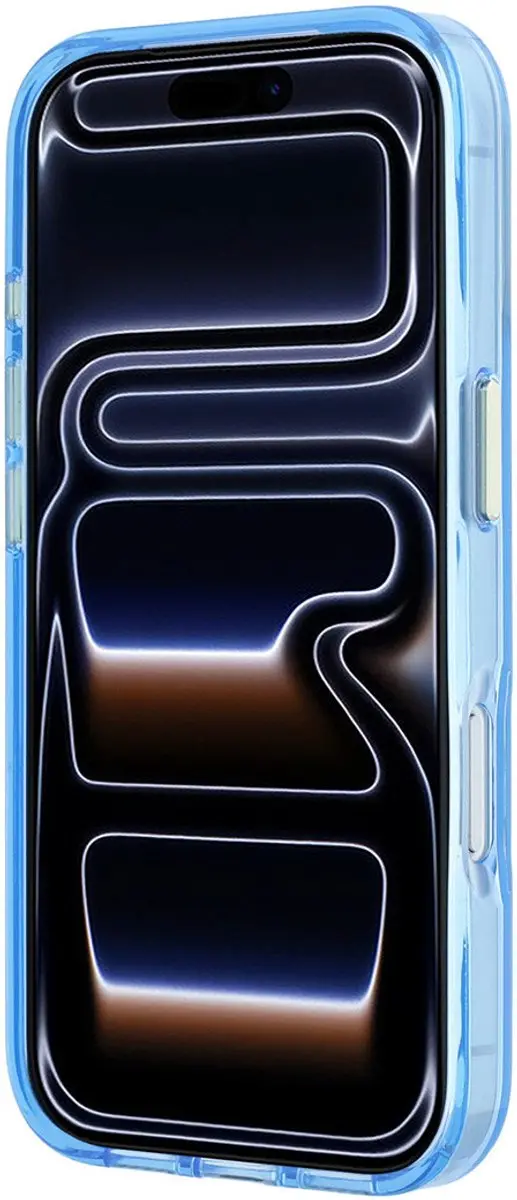 Guess Hoesje iPhone 18 Pro - Lichtblauw - MagSafe