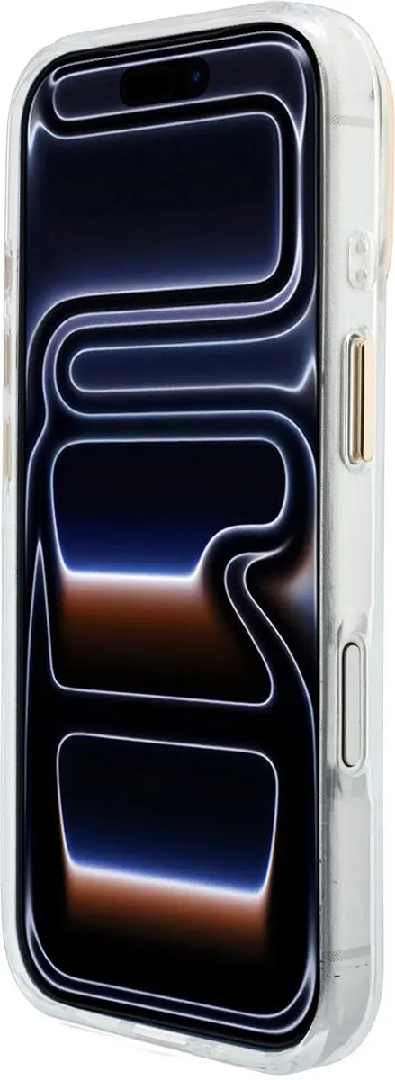 GUESS Backcover Hoesje iPhone 18 Pro - Wit - 3666339655907