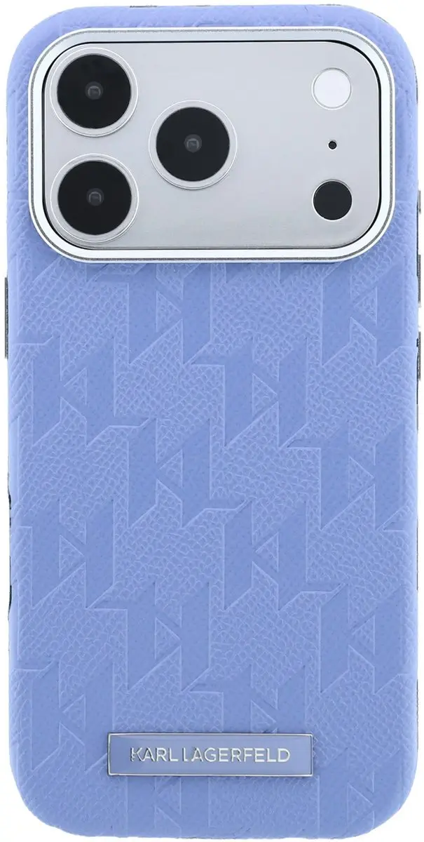 Karl Lagerfeld iPhone 18 Pro Max Hoesje - Lichtblauw