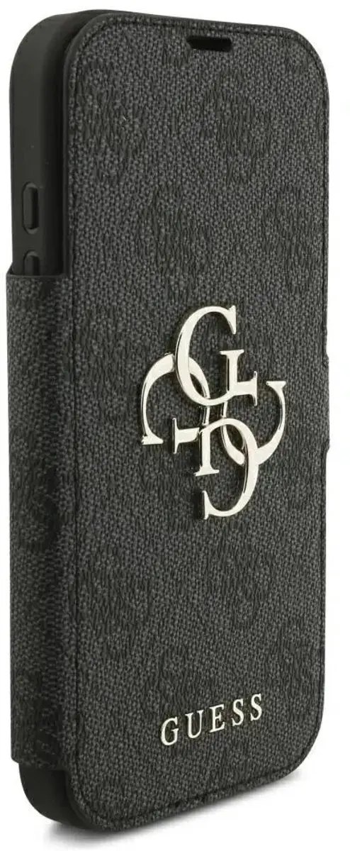 GUESS Hoesje iPhone 18 Pro Wallet Book - 3 Pasjes - Zwart