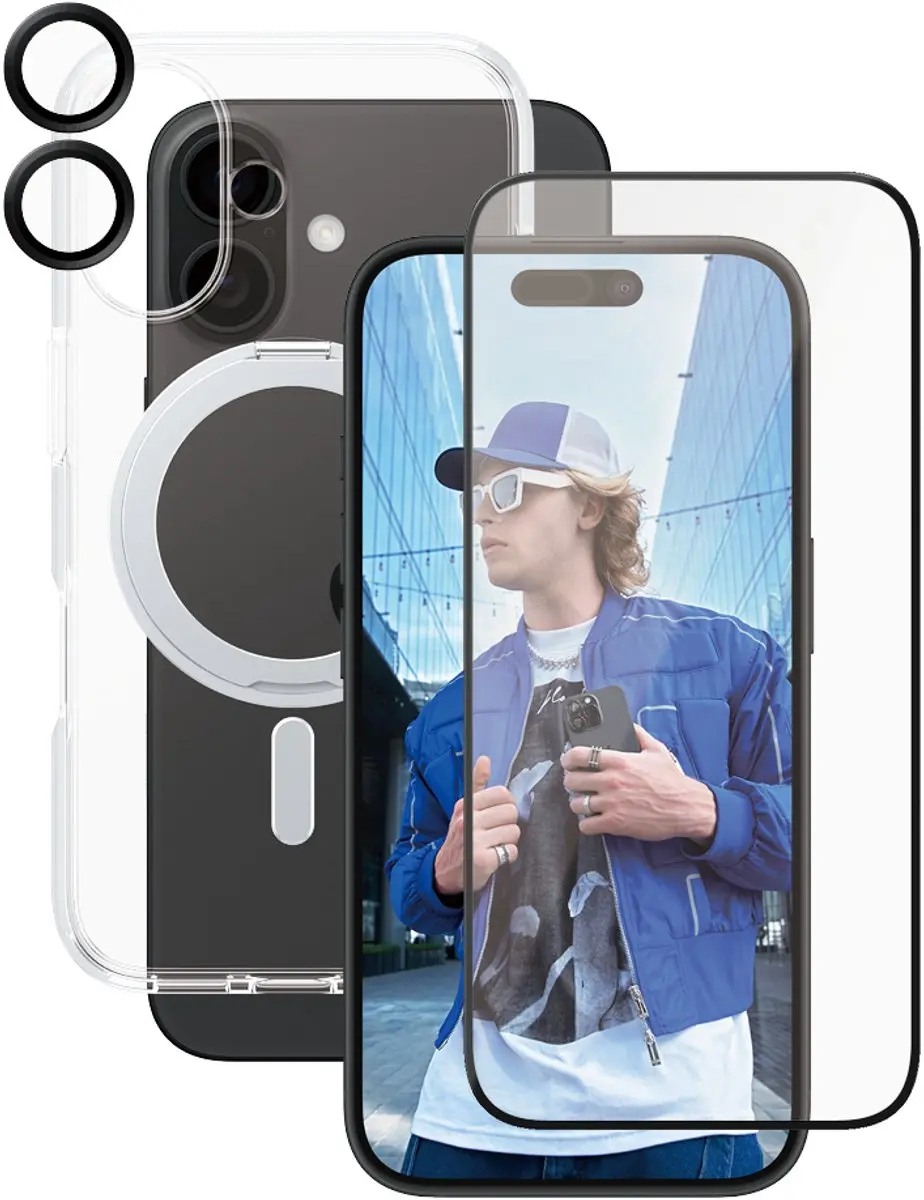 PanzerGlass CARE by PG3-in-1 iPhone 16 Hoesje