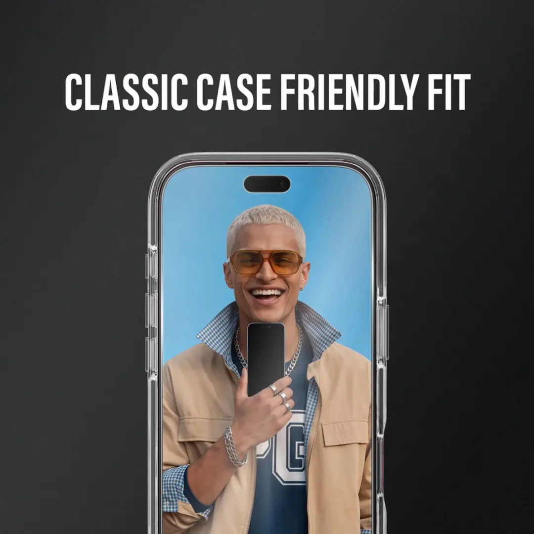 PanzerGlass iPhone 18 Pro Hoesglas - Classic Fit met EasyAligner - afbeelding 6 van 6