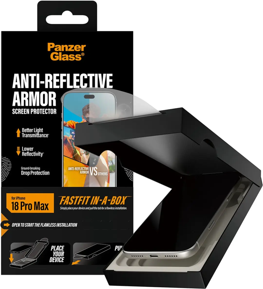 PanzerGlass PG44619 Anti-reflectie Schermbeveiliging iPhone 17 Pro Max