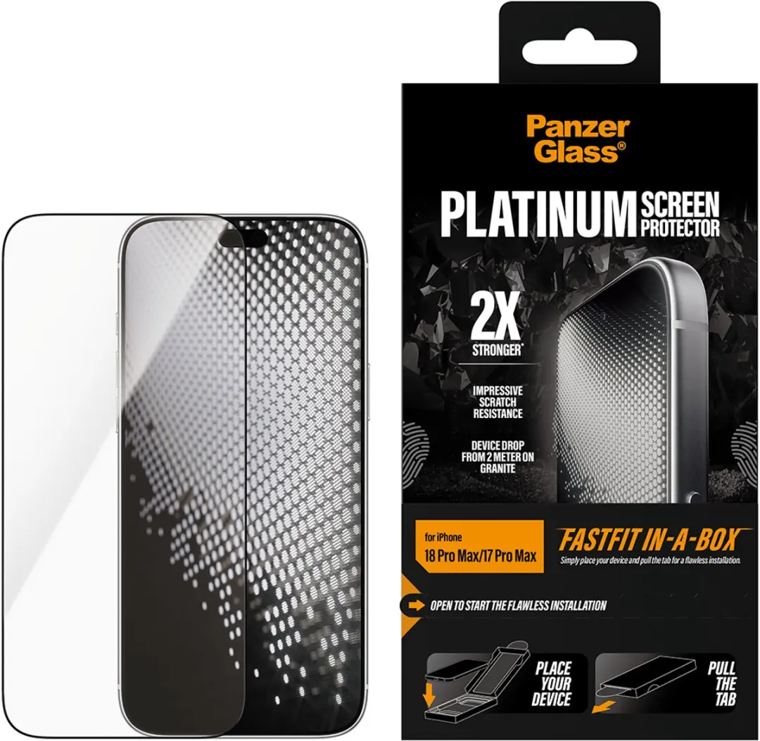 PanzerGlass Platinum PG27659 iPhone Screenprotector - FastFit